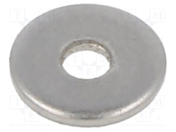 Washer; round; M2; D=7mm; h=0.8mm; acid resistant steel A4