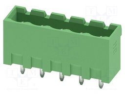 PCB headers, nominal cross section: 2.5 mm?, color: green, n
