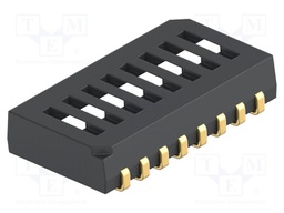 Switch: DIP-SWITCH; Poles number: 8; OFF-ON; 0.025A/24VDC; Pos: 2