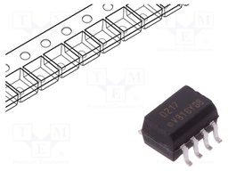 Optocoupler; SMD; Channels: 2; Out: transistor; Uinsul: 5.3kV