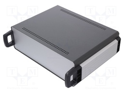 Enclosure: with panel; 110; X: 400mm; Y: 300mm; Z: 130mm; steel sheet