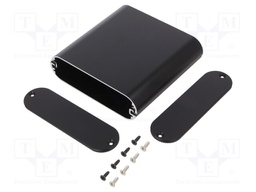 Enclosure: with panel; MXA; X: 110mm; Y: 112mm; Z: 30mm; aluminium