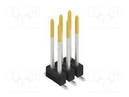 Connector: pin strips; pin header; male; PIN: 6; 2.54mm; SMT; 2x3