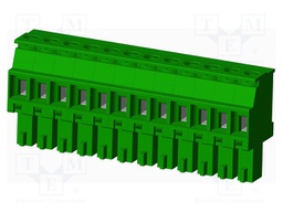 Connector: pluggable terminal block; plug; female; angled 90°