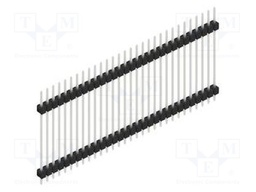 Connector: pin strips; pin header; male; PIN: 30; 2.54mm; THT; 1x30