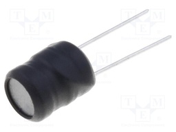 Inductor: wire; THT; 100uH; Ioper: 2A; 151.4mΩ; ±10%; Ø9.5x13.5mm