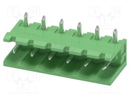 PCB headers, nominal cross section: 2.5 mm2, color: green, n