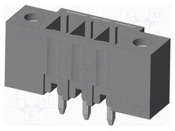 Connector: pluggable terminal block; socket; male; on PCBs