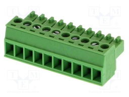 Pluggable terminal block