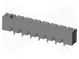 Connector: pluggable terminal block; socket; male; on PCBs