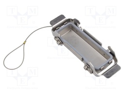 Protection cover; Han-INOX®; size 24B; with double latch