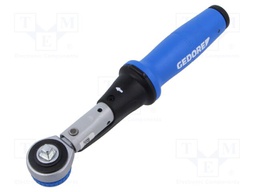 Wrench; torque; 223mm; 1÷5Nm; Mounting: 1/4"; TORCOFIX; 3%