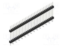Connector: pin strips; pin header; male; PIN: 29; 2.54mm; SMT; 1x29