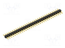 Connector: pin strips; pin header; male; PIN: 31; 2.54mm; SMT; 1x31