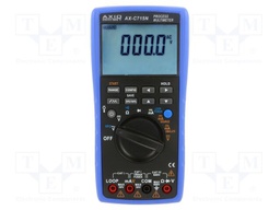 Meter: calibrator; loop; VDC: 0÷50V; VDC accuracy: ±(0.1%+40mV)