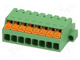 PCB connector, nominal cross section: 2.5 mm2, color: green,
