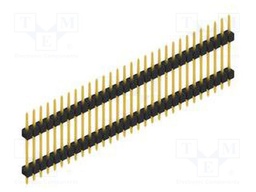 Connector: pin strips; pin header; male; PIN: 30; 2.54mm; THT; 1x30