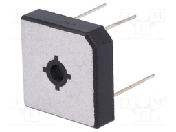 Single-phase bridge rectifier; Urmax:800V; If:15A; Ifsm:300A