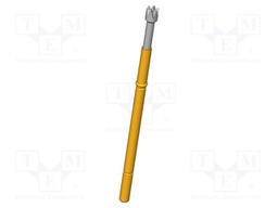 Test needle; Operational spring compression: 4mm; 5A; Ø: 2mm; 3N