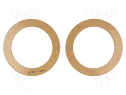 Spacer ring; MDF; 100mm; impregnated,varnished; 2pcs.