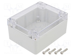 Enclosure: multipurpose; X: 90mm; Y: 115mm; Z: 55mm; polycarbonate