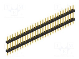 Connector: pin strips; pin header; male; PIN: 27; 2mm; THT; 1x27