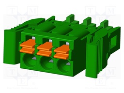 Connector: pluggable terminal block; plug; female; straight; 5.5A