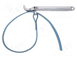 Wrench; strip; Chrom-vanadium steel; L: 285mm; Plating: chromium