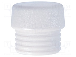 Hammer tip; Size: 50mm; Features: white tip:  very hard; Tip: round