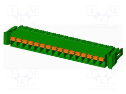 Connector: pluggable terminal block; plug; female; straight; 12A