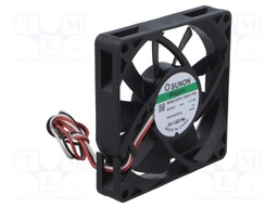 Fan: DC; axial; 24VDC; 80x80x15mm; 26.5dBA; Vapo; Out: R type