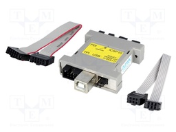 Programmer: microcontrollers; AVR; USB; IDC,JTAG,USB B; 45x30mm
