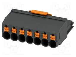 PCB connector, nominal cross section: 4 mm2, color: black, n