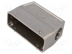 Enclosure: for HDC connectors; Han-INOX®; size 24B; for cable