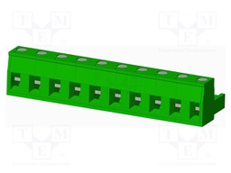 Connector: pluggable terminal block; plug; female; straight; 12A