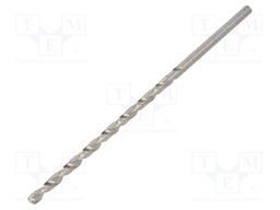 Drill bit; for metal; Ø: 3mm; HSS; Conform to: DIN 338