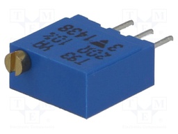 Potentiometer: mounting; multiturn; 20Ω; 500mW; THT; ±10%; linear