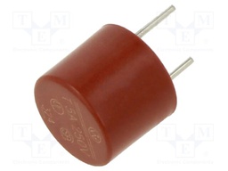 Fuse: fuse; 5A; 250VAC; time-lag; 8.5x8mm; TR5; PCB,THT; 374; copper