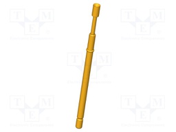 Test needle; Operational spring compression: 4mm; 8A; Ø: 1.8mm