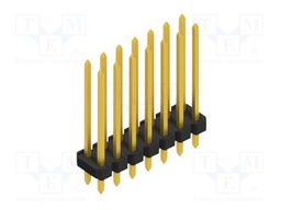 Connector: pin strips; pin header; male; PIN: 14; 2.54mm; THT; 2x7