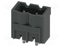PCB headers, nominal cross section: 2.5 mm?, color: black, n
