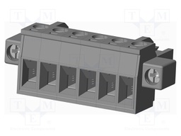 Connector: pluggable terminal block; plug; female; straight; grey