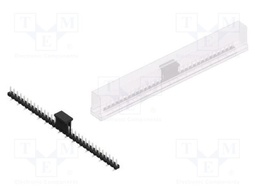 Connector: pin strips; pin header; male; PIN: 32; 2.54mm; SMT; 1x32