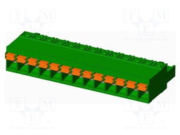 Connector: pluggable terminal block; plug; female; straight; 12A