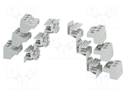 PCB headers, color: light grey, number of positions: 3, pitc