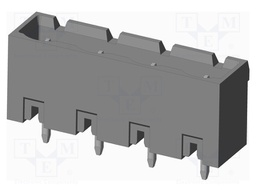 Connector: pluggable terminal block; socket; male; on PCBs