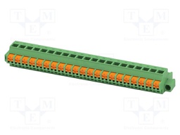 PCB connector, nominal cross section: 2.5 mm2, color: green,