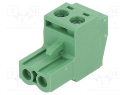 Pluggable terminal block; 5mm; ways: 2; straight; plug; female