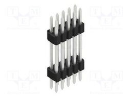 Connector: pin strips; pin header; male; PIN: 10; 1.27mm; THT; 2x5