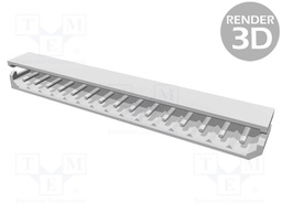 Socket; wire-board; male; SPOX; 2.5mm; PIN: 15; THT; 3A; tinned; 250V